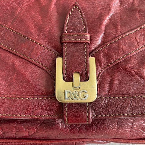 Dolce & Gabbana Burgundy 3 compartments bag - Picture 2 of 15
